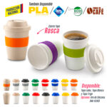 MUG PLASTICO COFFEE PLUS 12OZ