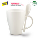 MUG PLASTICO CON CUCHARA TIFFANY 350ML - - Imagen 6